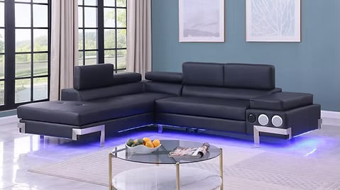 S1047 Magic Sectional (Black)