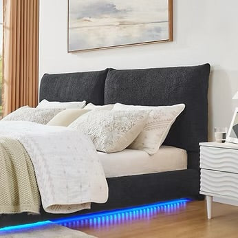 B200 Zima (grey) King size bed